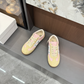 DEM326 Womens  men  Shoes Fashion Female Luxury Designer yellow Ladies shoes size 35-45