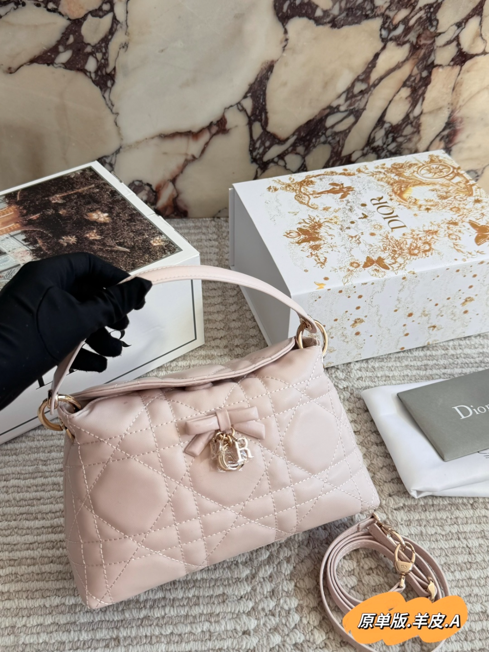 DEM387 New arrive fashion pink black white bag for woman hands bag beautiful gift to choose gift  23*14cm