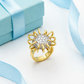 TEM52 Fashionable gold gemstone design exquisite ring women's jewelry the best choice for gift giving 6# 7# 8# 9#