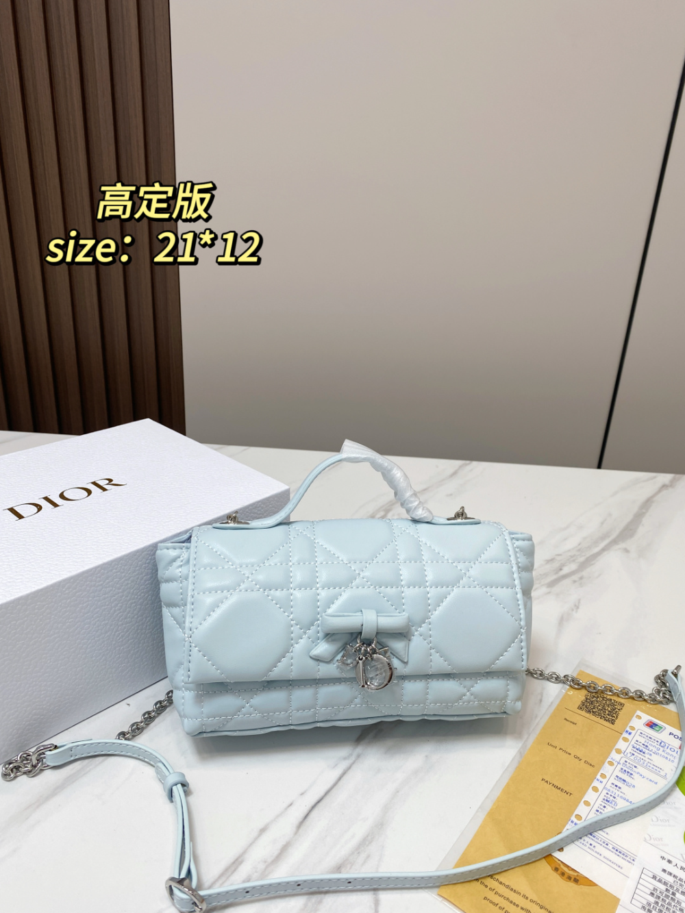 DEM361 New arrive fashion black white  red blue khaki  pink yellow color bag for woman beautiful gift to choose size 21*12cm
