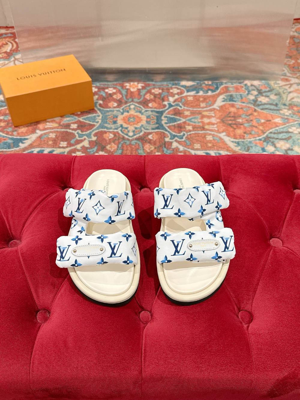 LEM454 Designer women Slippers sandals shoes for women mix color shoes high quality size 4.5cm