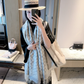COEM18 new arrive  Hot sale grey black color fashion beautiful  scarf  for woman gift  to choose