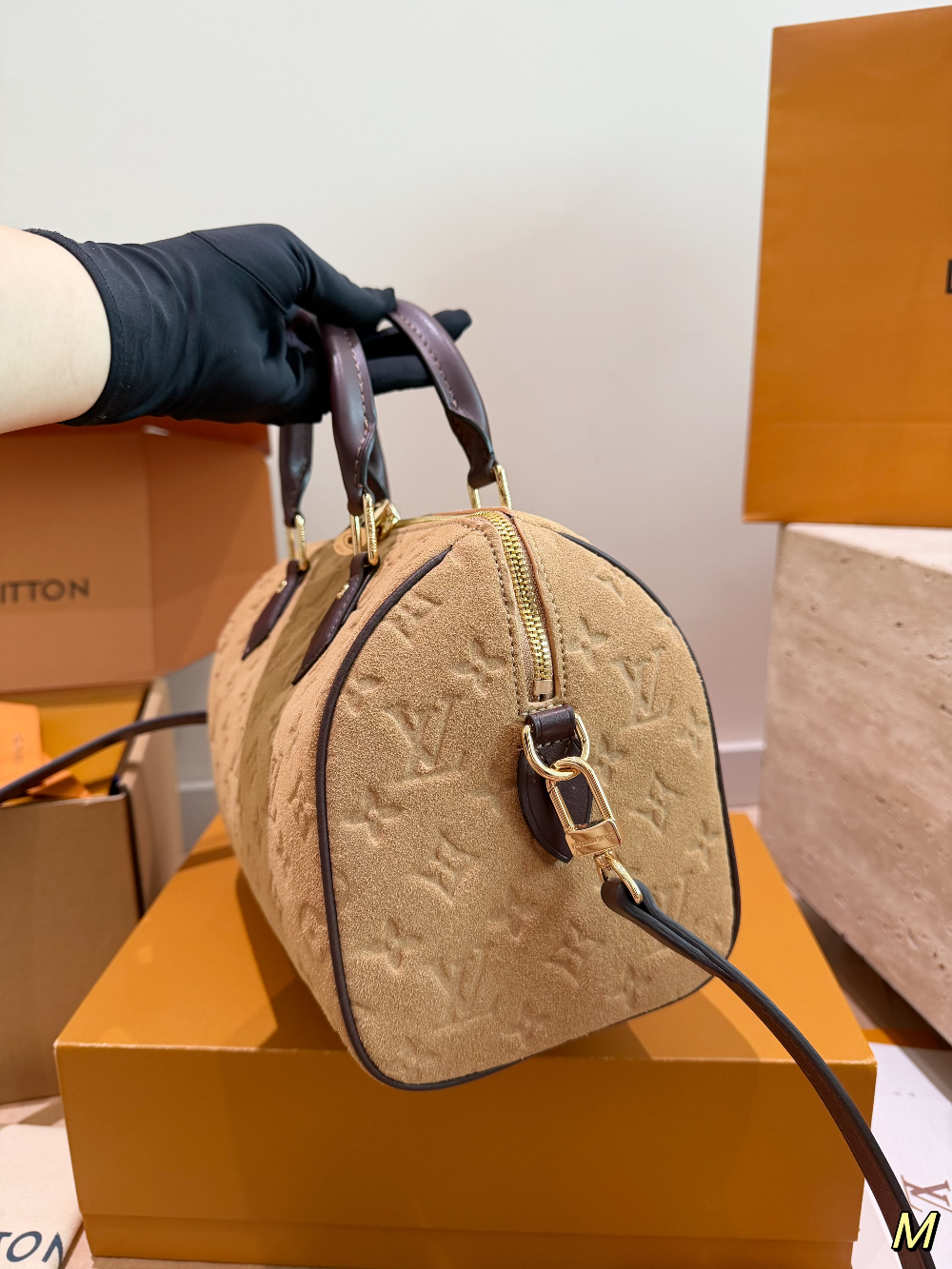 LEM596 New arrive fashion light brown color bag for woman beautiful gift to choose size 25cm