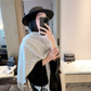 LEM651 new arrive  Hot sale brown grey color fashion beautiful  scarf  for woman gift  to choose
