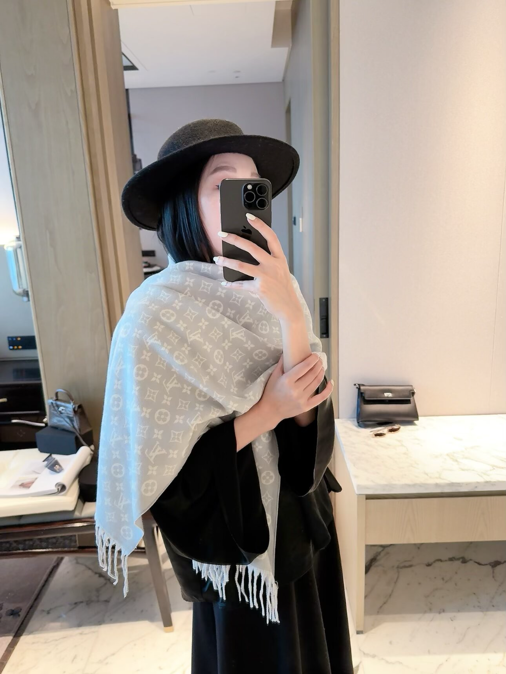 LEM651 new arrive  Hot sale brown grey color fashion beautiful  scarf  for woman gift  to choose