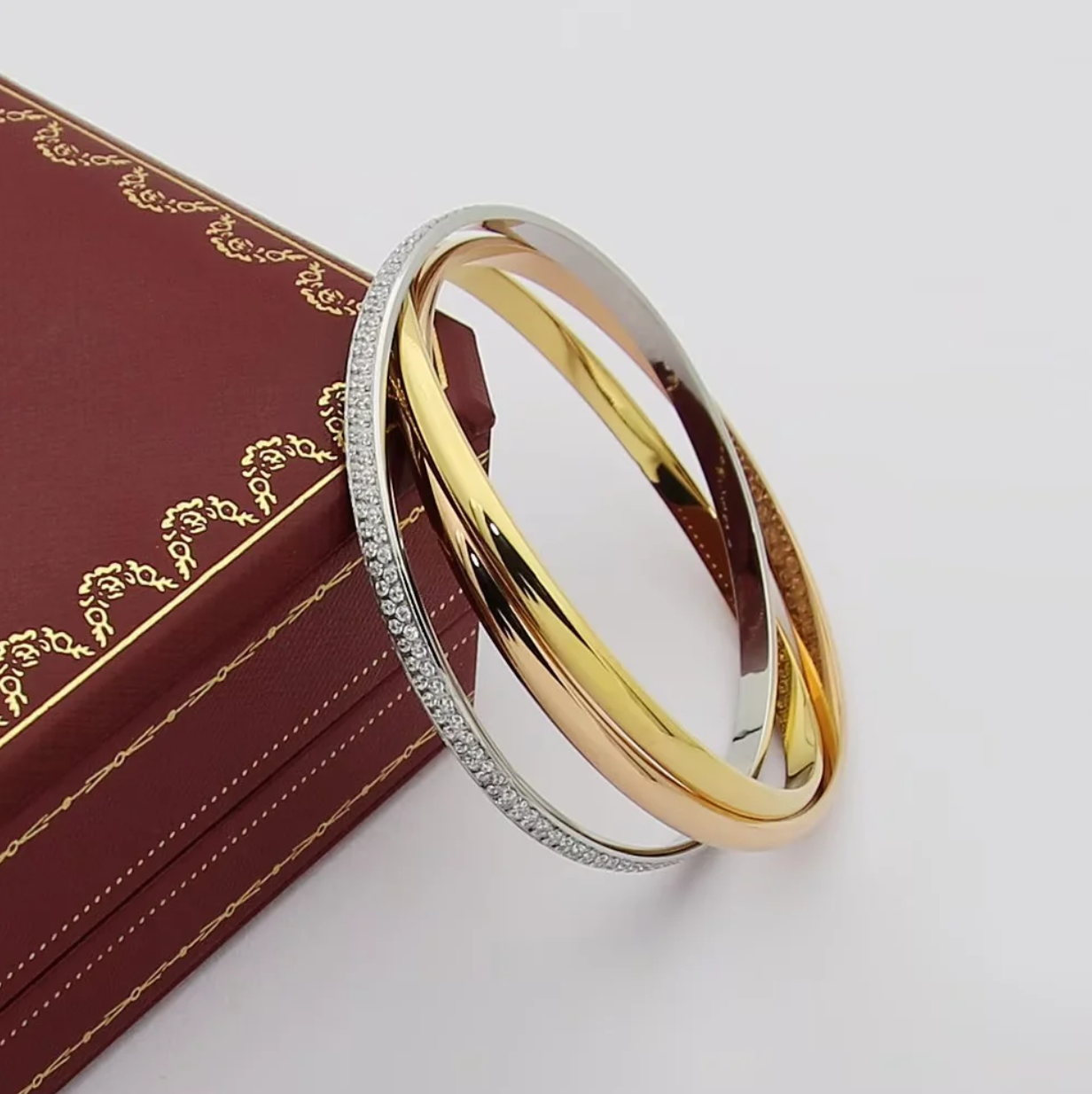 CREM210 New Arrive Fashion Hot Sale Three-ring Bracelet Love Braclet for Woman Jewelry To Choose Gift