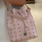 MCM05 New arrive fashion white black  pink brown bag for woman hands bag beautiful gift to choose gift 22*26cm