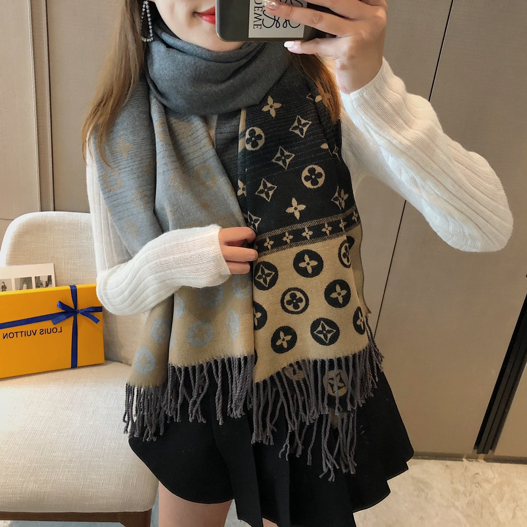 LEM327 new arrive Hot sale  black red gray color fashion beautiful scarf for woman men  gift to choose