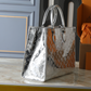 LEM418 New designer Shoulder totes Bags for womans ladies flap lady fashion casual handbag silver color tote bag 2 size