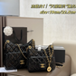 CEM267 New arrive fashion black white bag for woman hands bag beautiful gift to choose gift 22.5x8x20.5cm/19x7x17.5cm