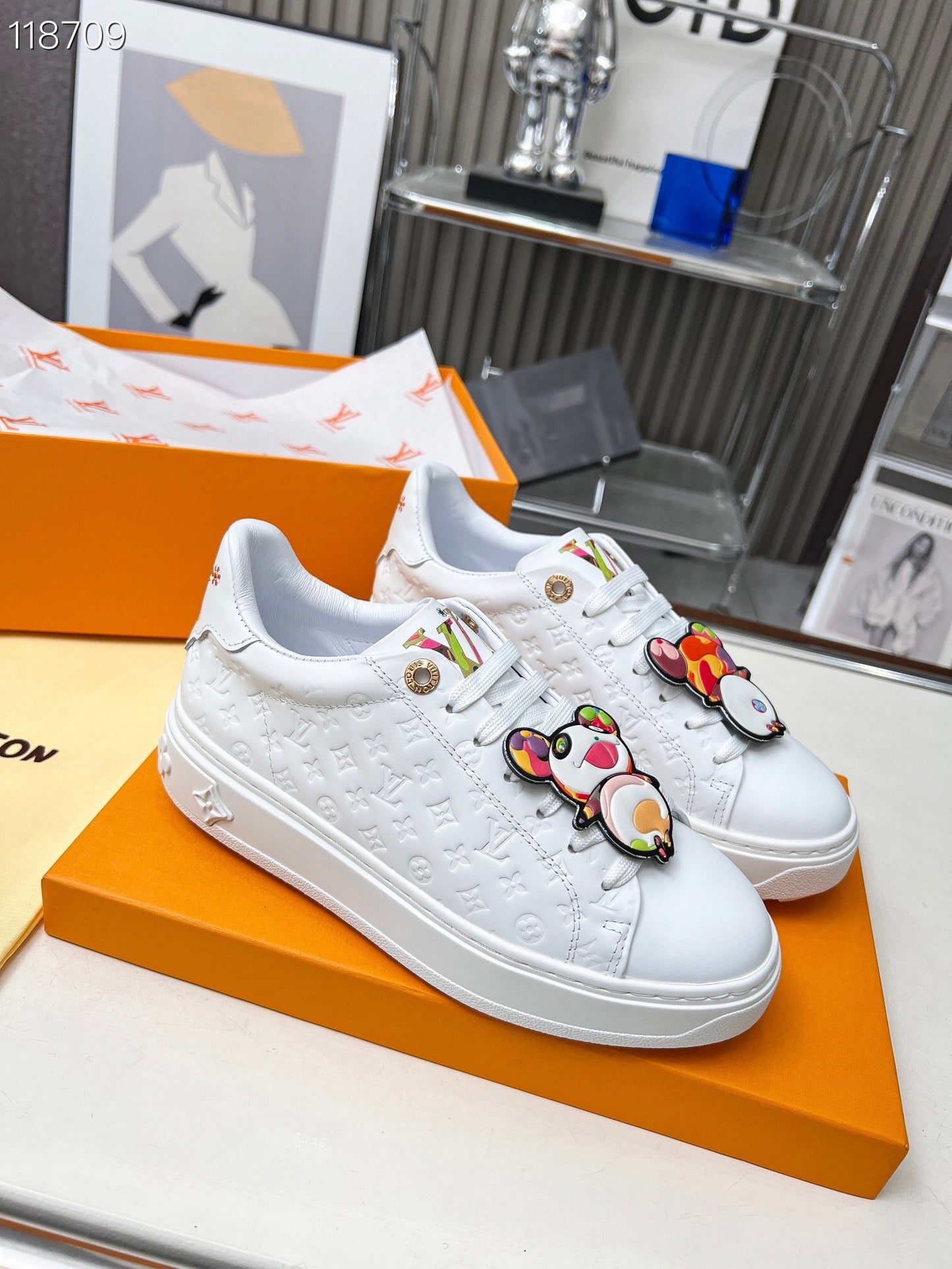 LEM377 Designer Shoes women Sneakers shoes for women white color Sneaker high quality size 35 to 42