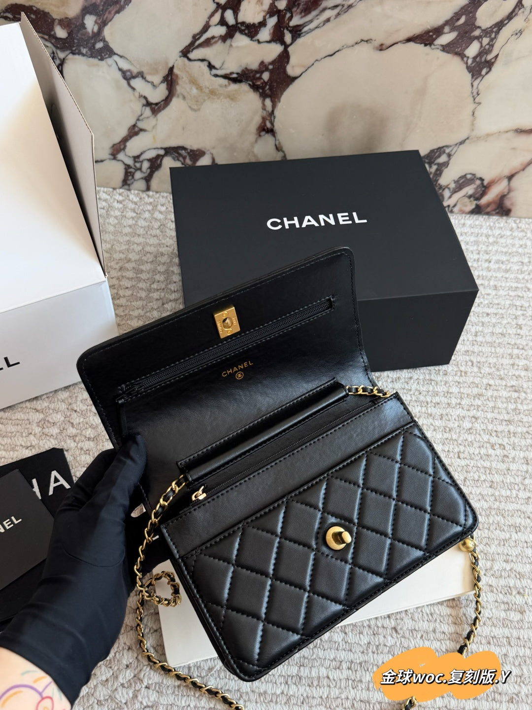 CEM246 designer shoulder bags classic classic flap patterned chain shoulder strap sheepskinflap bag crossbody shoulder bag black bag 20*13cm