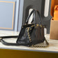 LEM433 New arrive fashion black brown bag for woman hands bag beautiful gift to choose gift 25.0 x 13.0 x 10.0 cm