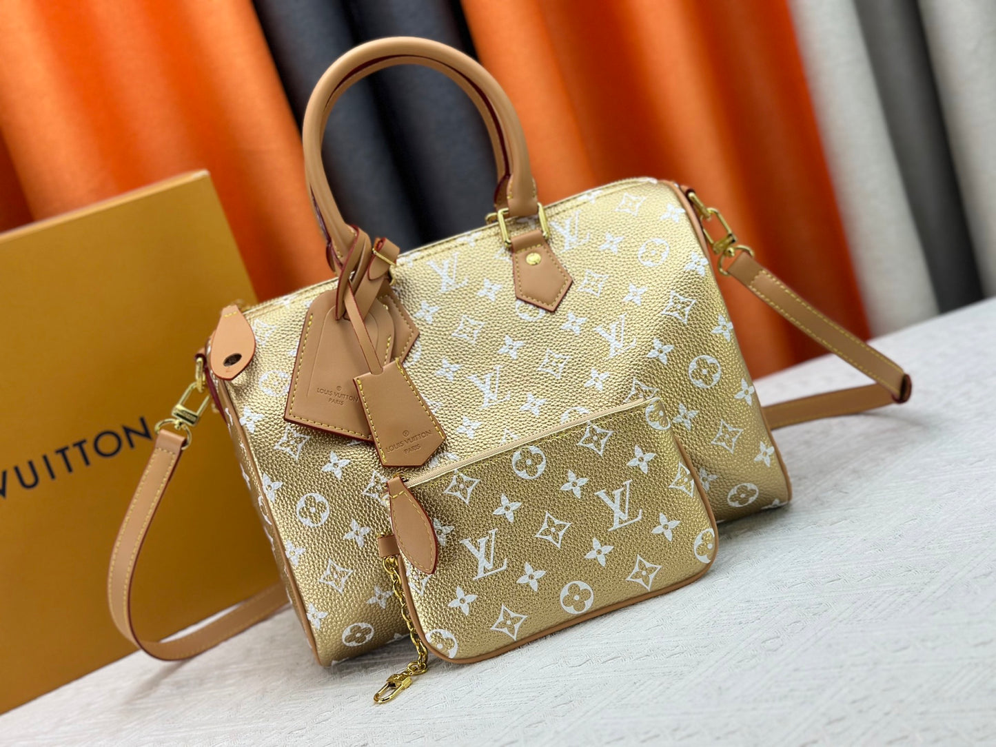 LEM291 designer bag free shipping Light luxury genuine leather High quality casual Boston bag versatile classic vintage handbag for woman 25cm