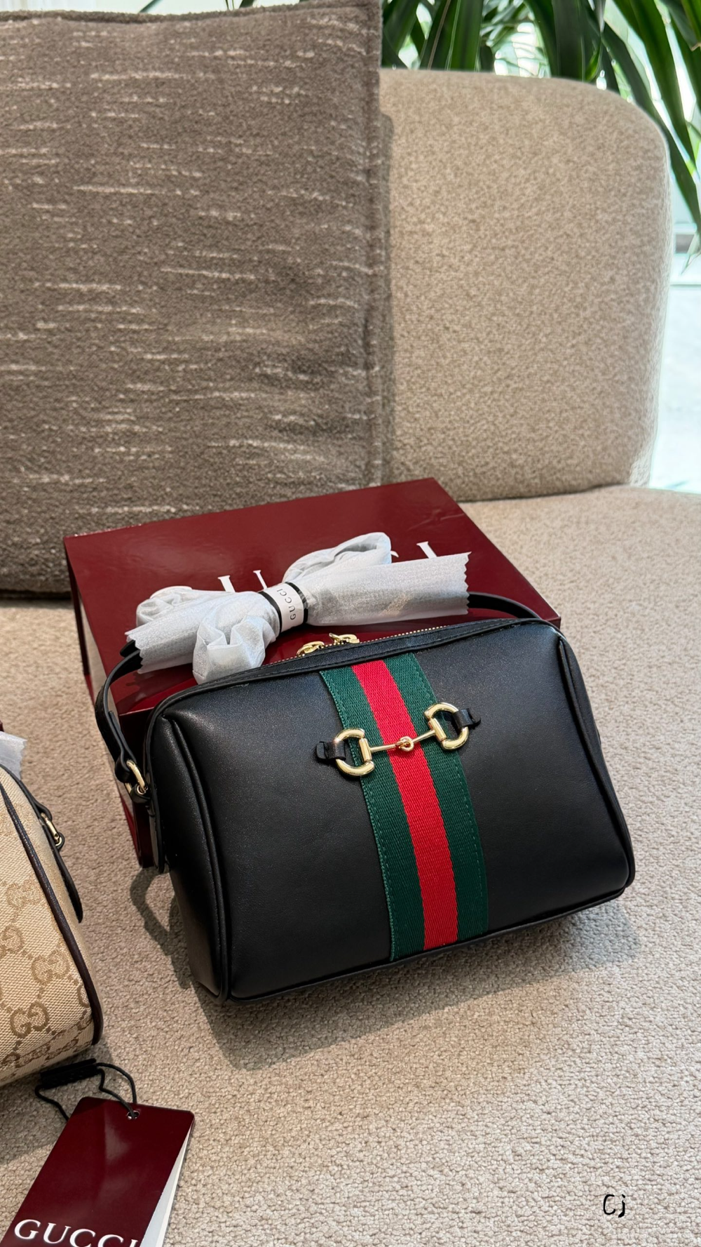GEM207 New arrive fashion black khaki color bag for woman beautiful gift to choose