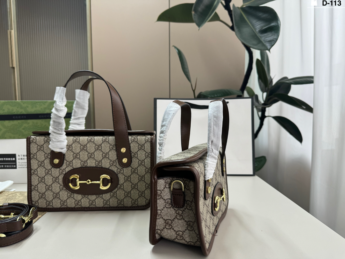 GEM244 New arrive fashion brown color bag for woman beautiful gift 2 size