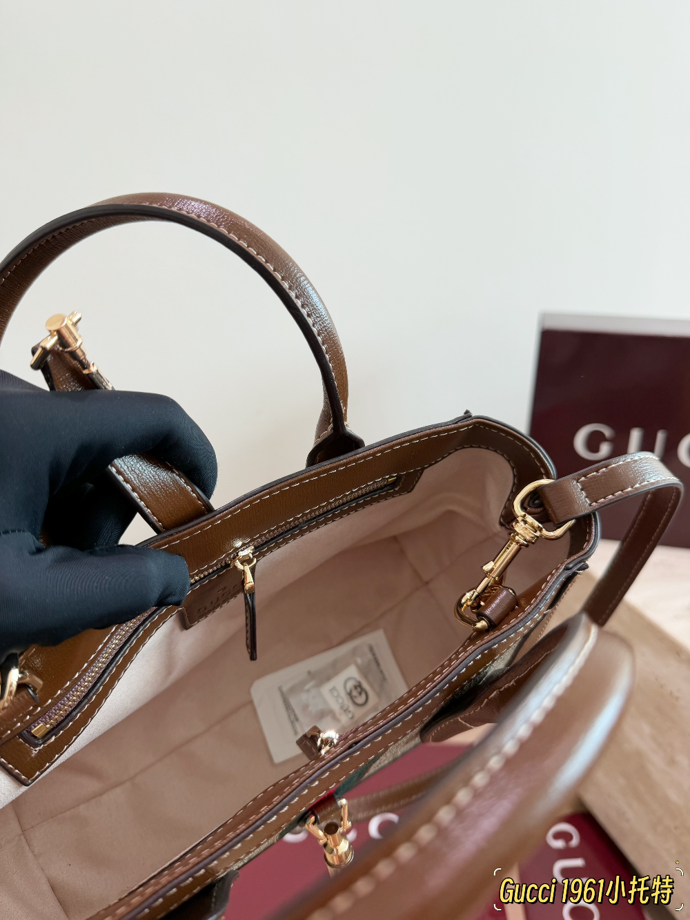 GEM226 New arrive fashion brown color bag for woman beautiful gift to choose size 24*15cm