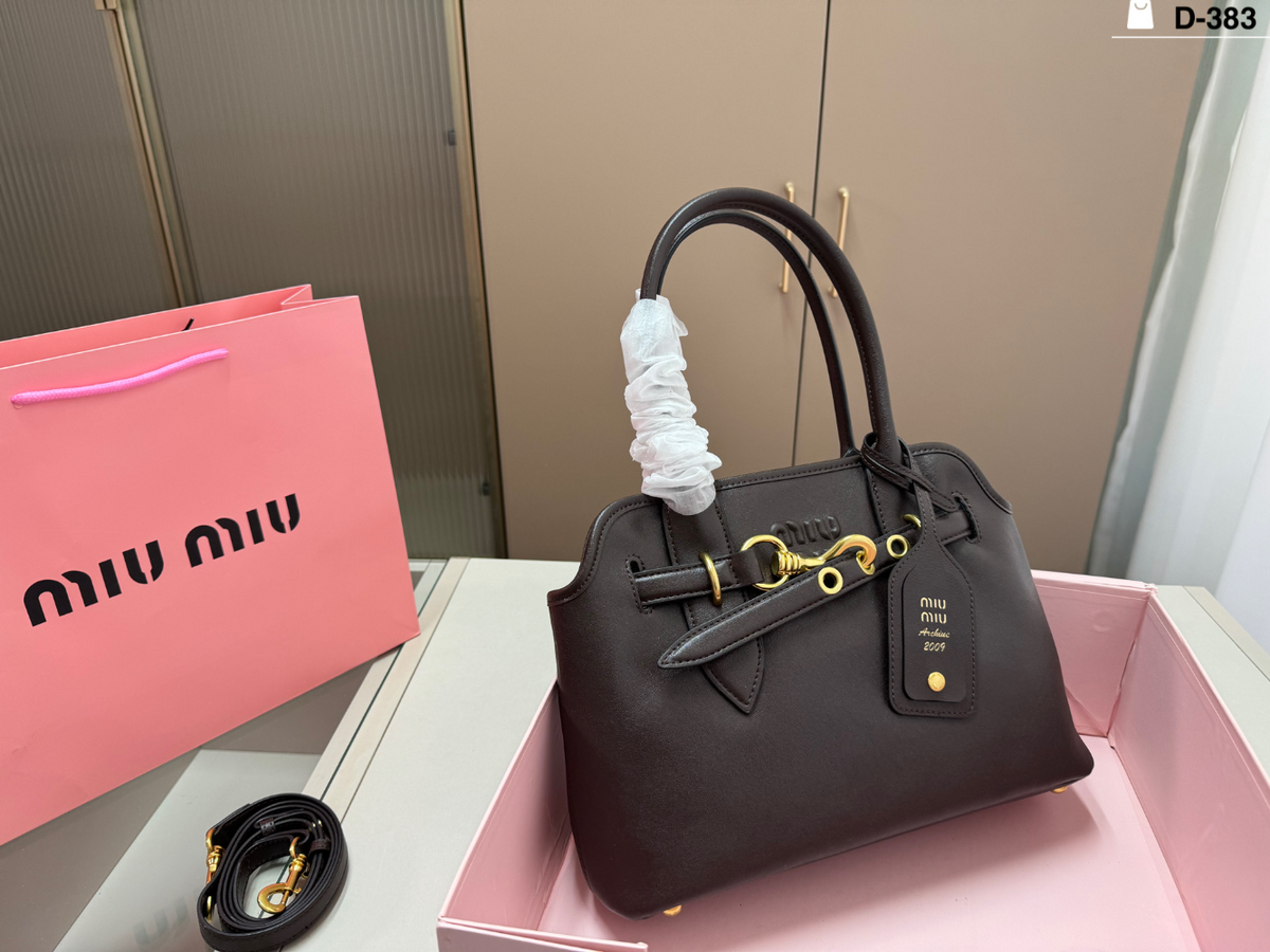 MIU07 New arrive fashion black brown coffee beige bag for woman hands bag beautiful gift to choose gift 30*21cm