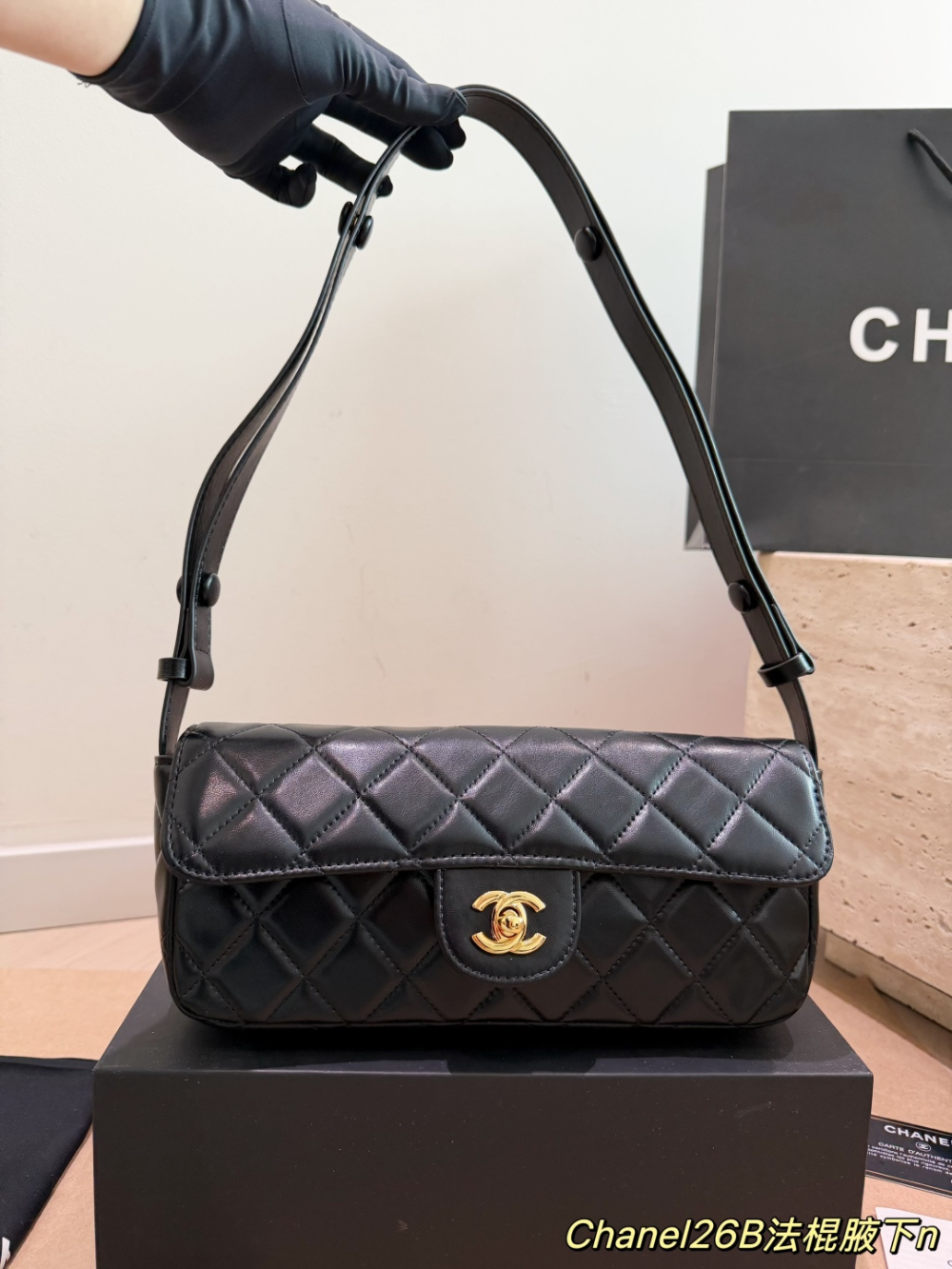 CEM487 New arrive fashion black red bag for woman hands bag beautiful gift to choose gift 25x11 cm