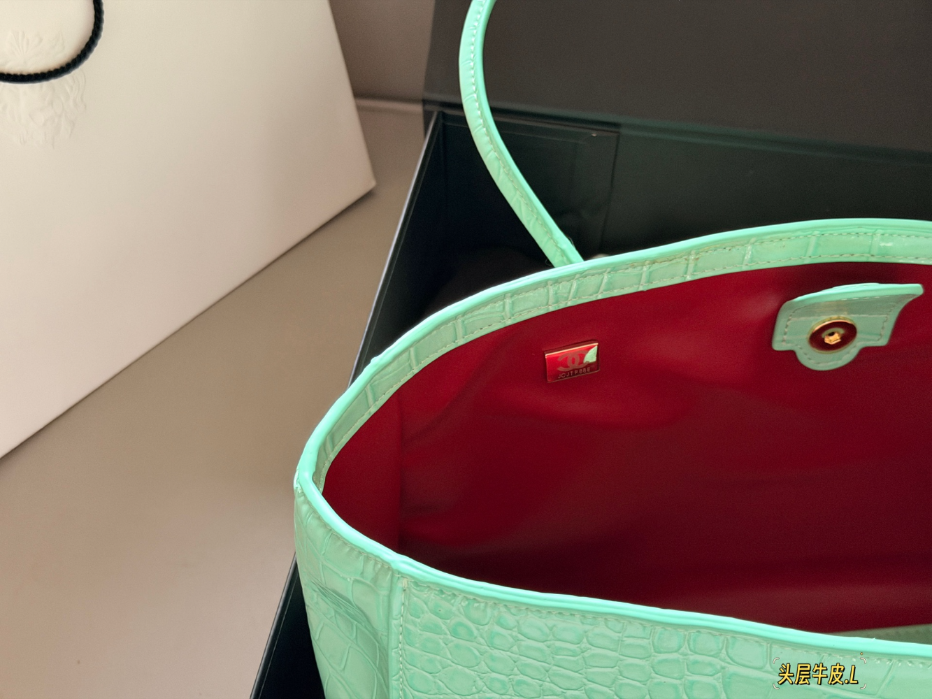 CEM290 New arrive fashion green bag for woman hands bag beautiful gift to choose gift 35*22cm