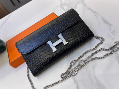 HEM108 New arrive fashion black bag for woman hands bag wallet beautiful gift to choose gift  20*10cm
