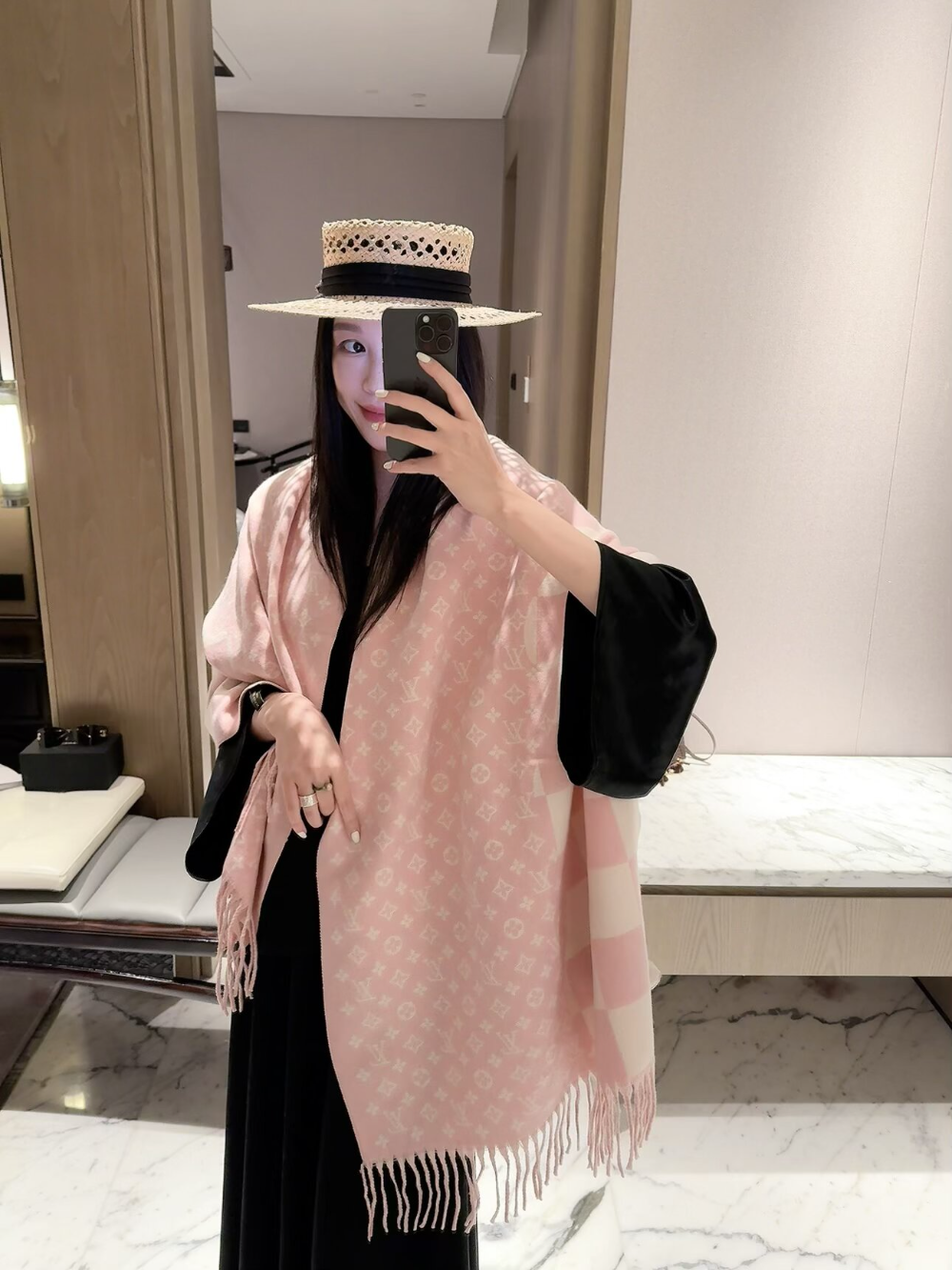 LEM548 new arrive  Hot sale black pink color fashion beautiful  scarf  for woman gift  to choose size 180*60cm