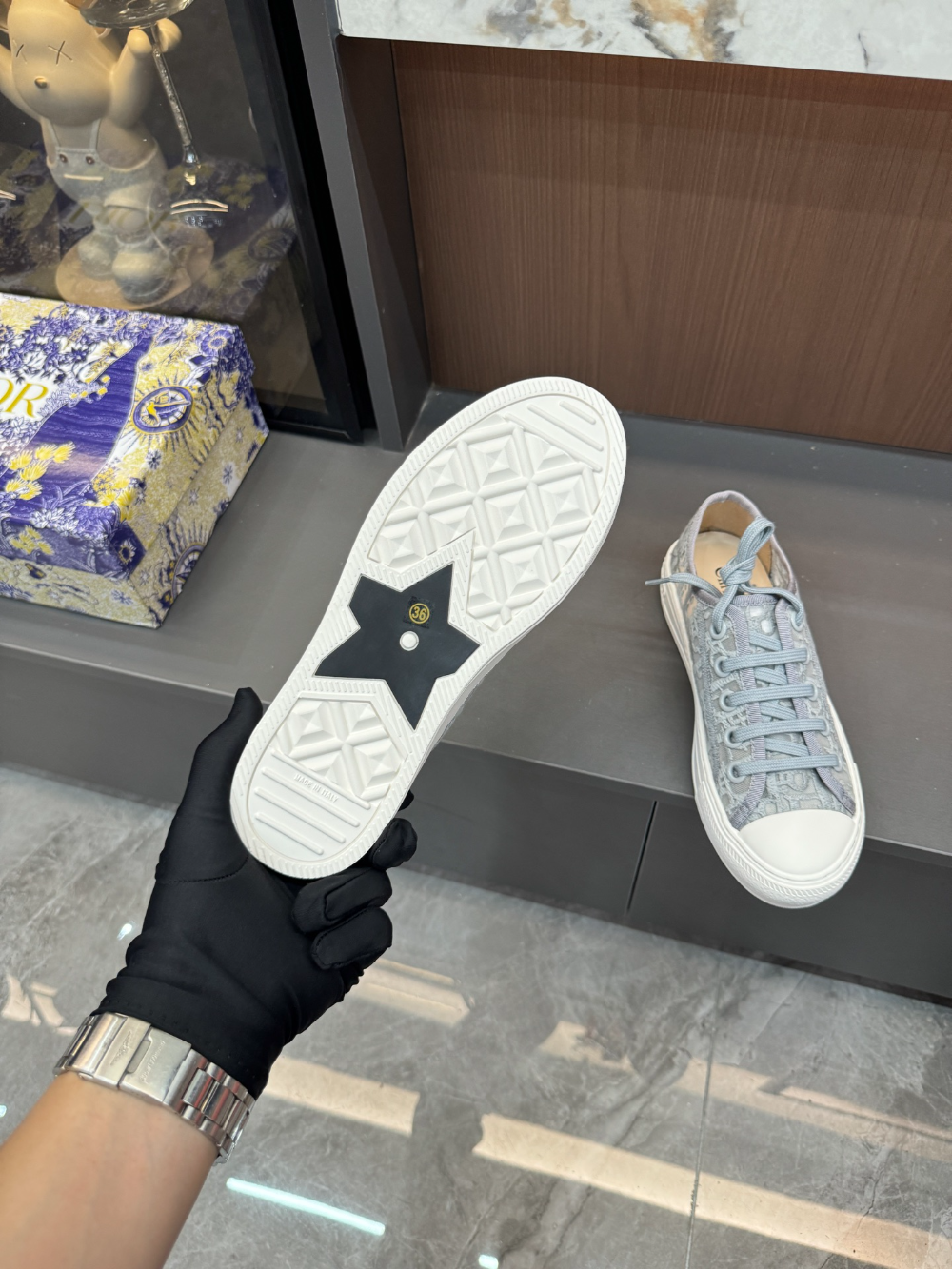 DEM318 New arrive classic fashion black grey color  shose for woman lover shose color  beautiful gift to choose Thickness 4.5 CM