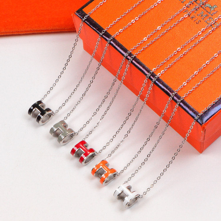 HEM77 Hot sale new arrive fashion 3D Necklace for woman jewelry gift to  about 45cm long