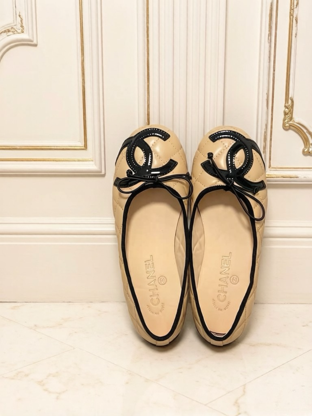 CEM363 Designer women's shoes women's flat shoes black white khaki colors high quality sizes 34 to 42