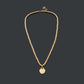 TEM40  New Fashion Titanium Steel Gold Silver Rose Color Love /Necklace for Women Charm Necklace Couples Gift
