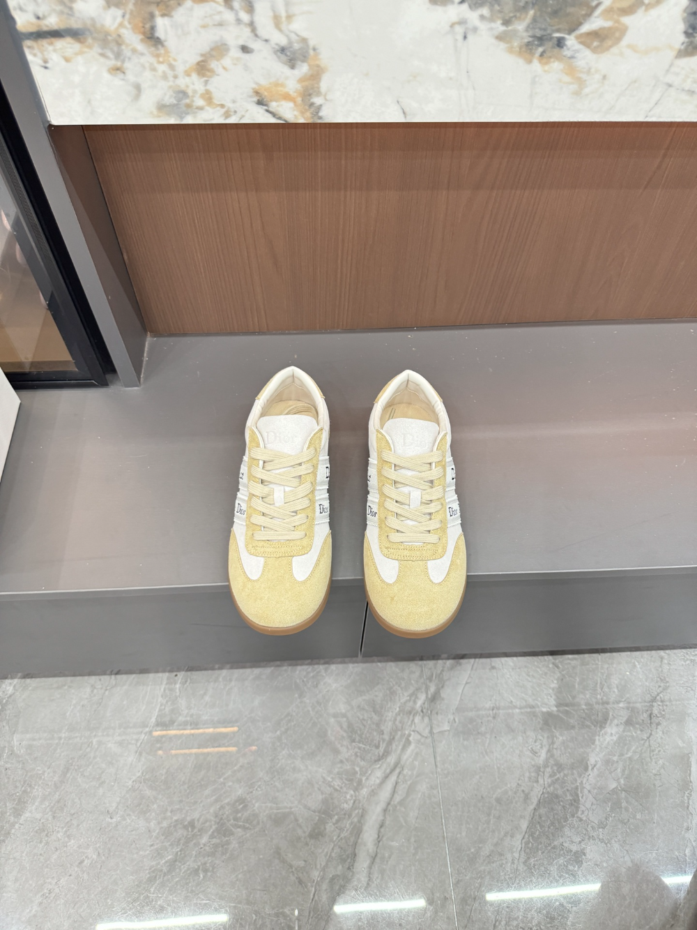 DEM325 Womens  men  Shoes Fashion Female Luxury Designer yellow Ladies shoes size 35-45