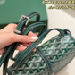 GOEM05 New trendy classic full-print crossbody bag with vintage saddle design - an elegant commuter bag that is versatile and suitable for all occasions for women 22*7.5*16cm