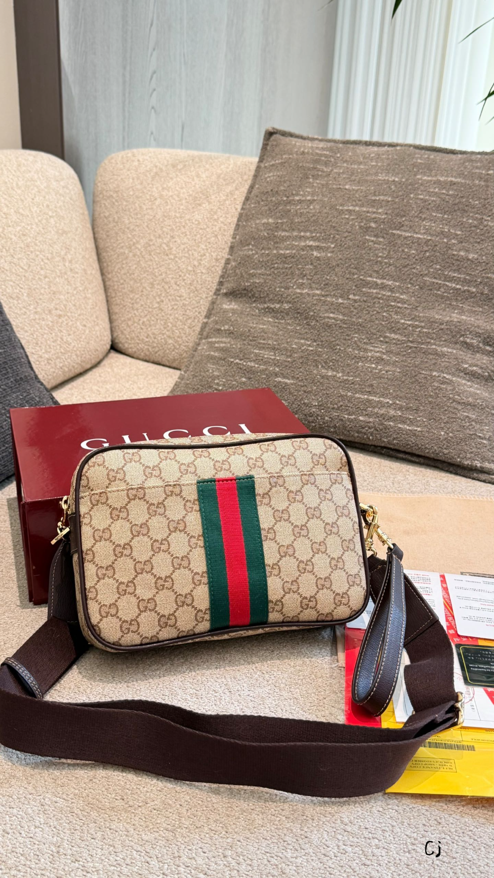 GEM206 New arrive fashion khaki color bag for woman beautiful gift to choose