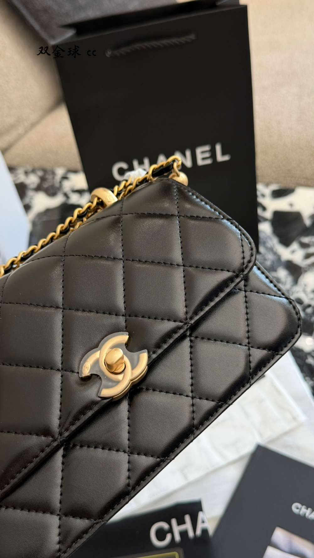 CEM385 New arrive fashion black white color bag for woman beautiful gift to choose 2 size