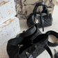 DEM373  New arrive fashion black white pink khaki beige color bag for woman beautiful gift to choose 2 size