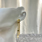 DEM243 New Arrive Fashion  Hot Sale  with Diamond Long Pearl Earring  for Woman Jewelry To Choose