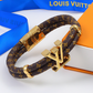 LEM654 New arrive Fashion European American belt titanium steel bracelet couple accessories for woman