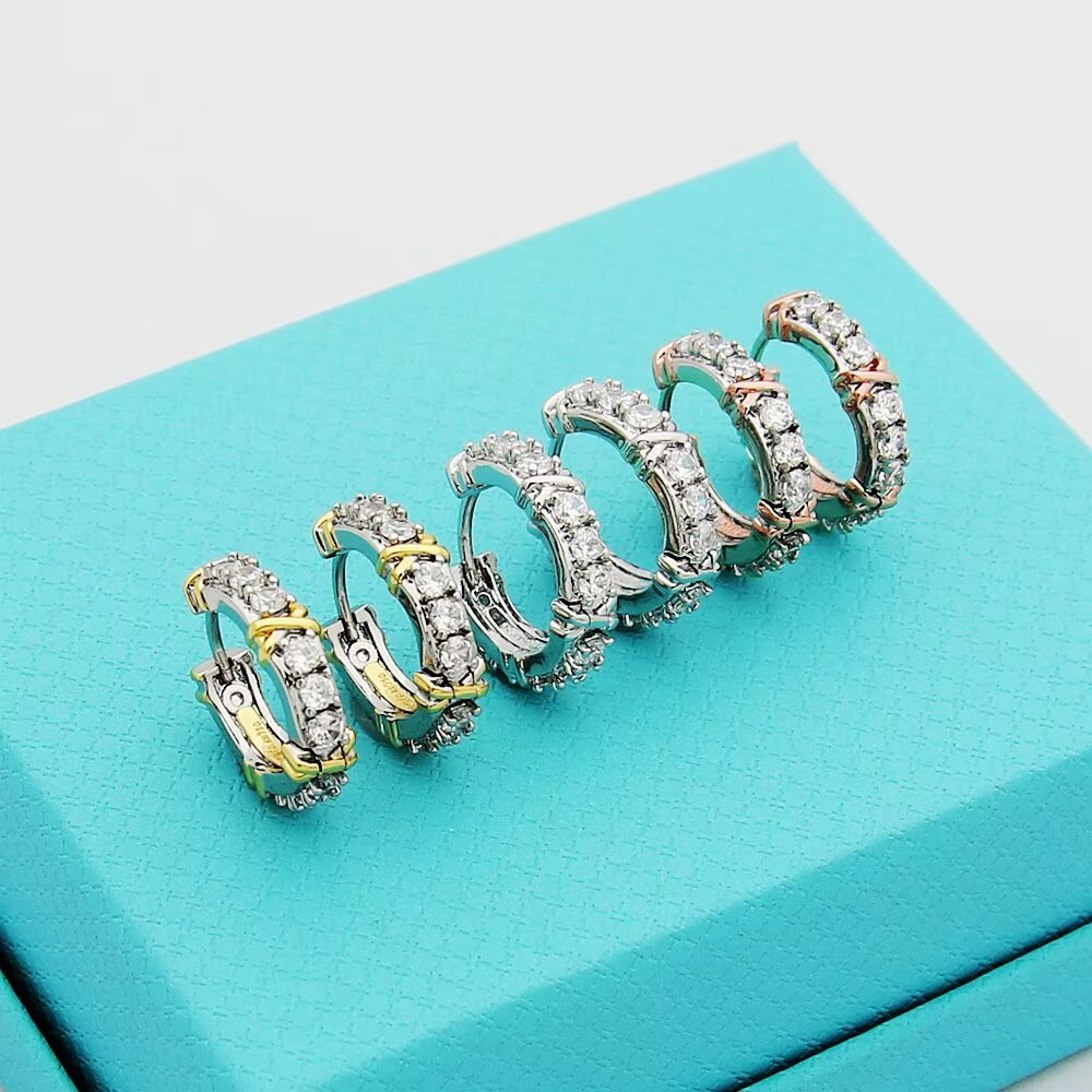 TEM21 designer earring top quality stud fashion stud earrings woman designer earring multi colors t letter women dia wedding gifts jewelry