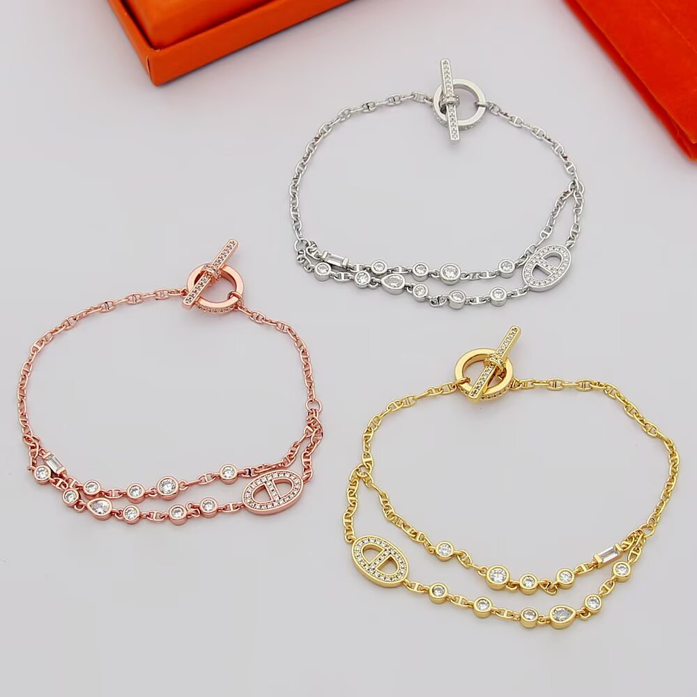 HEM117 Designer Women Bracelets Fashion Jewelry Personalized For Female gift 18.5cm