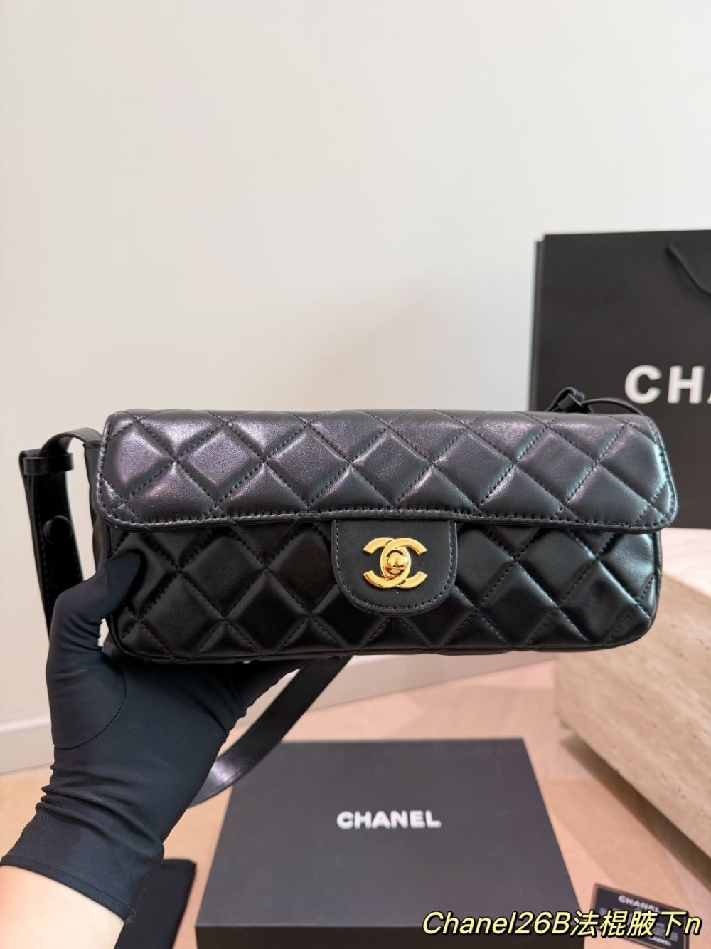 CEM487 New arrive fashion black red bag for woman hands bag beautiful gift to choose gift 25x11 cm