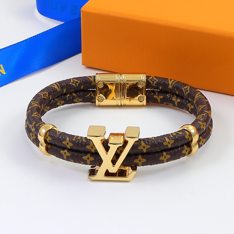 LEM654 New arrive Fashion European American belt titanium steel bracelet couple accessories for woman