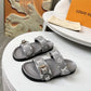 LEM378 Designer Shoes women Sandals for women pink grey color shoes high quality size 35 to 42