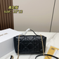 DEM361 New arrive fashion black white  red blue khaki  pink yellow color bag for woman beautiful gift to choose size 21*12cm