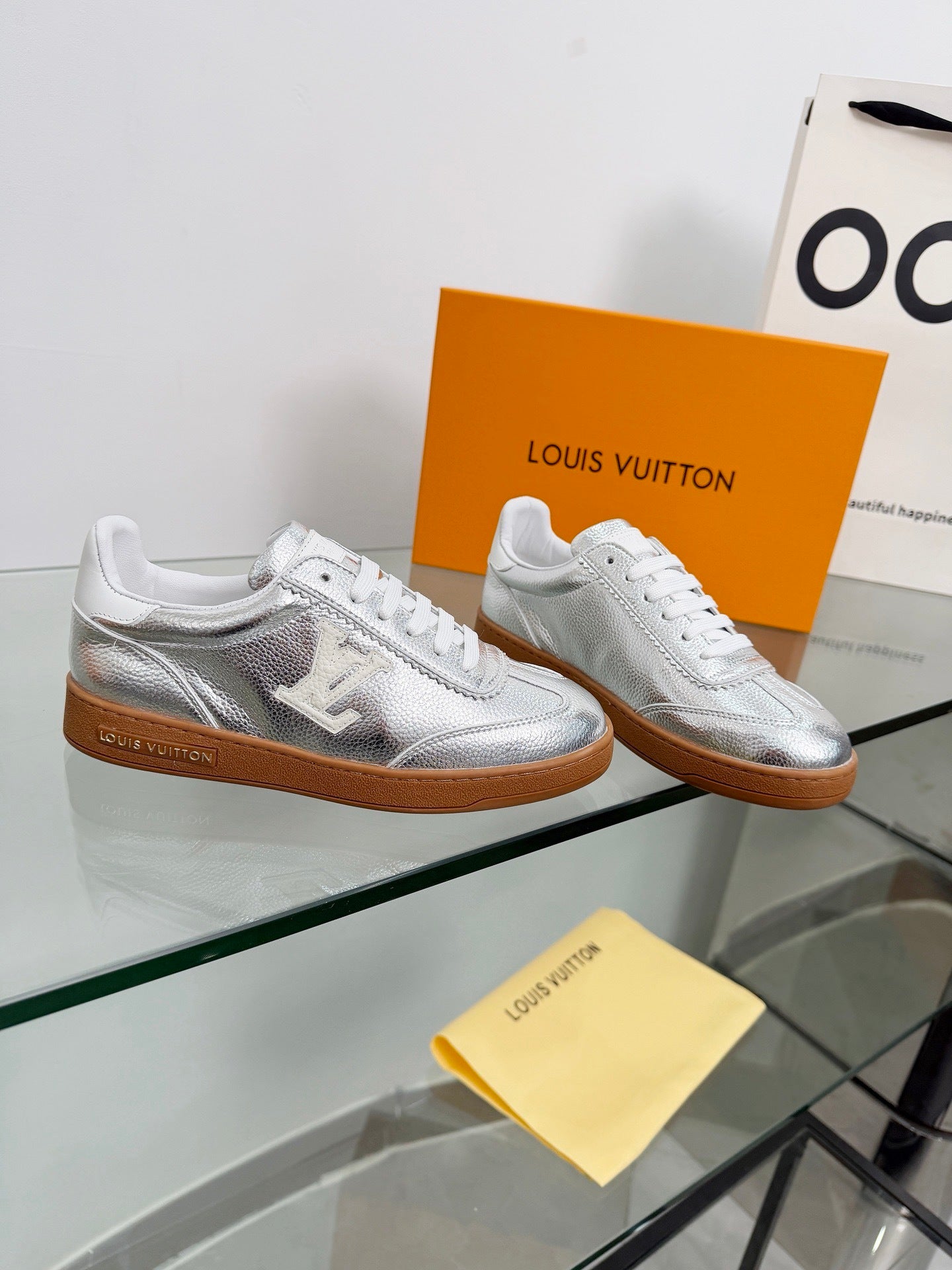 LEM380 Designer Shoes trainer women Sneakers shoes for women silver color high quality size 35 to 41