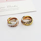CEM165 Designer For Women love Ring Gold Sliver men rings jewelry with stones
