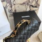 CEM248 designer shoulder bags classic flap patterned chain shoulder crossbody black white bag 20*12cm