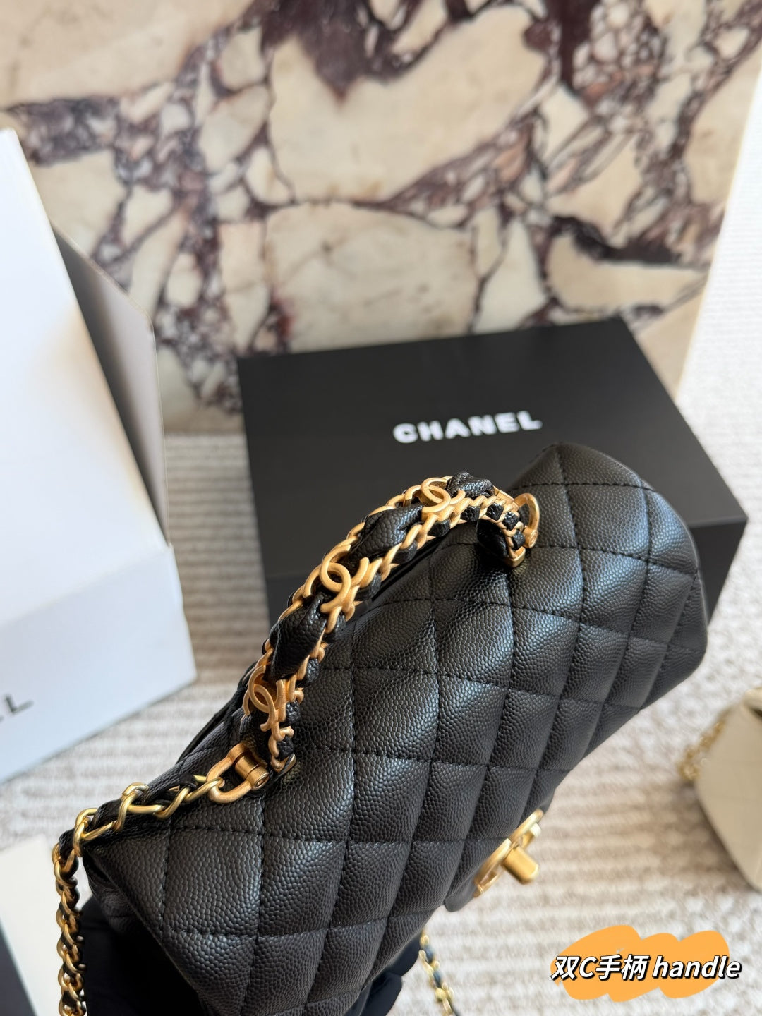 CEM248 designer shoulder bags classic flap patterned chain shoulder crossbody black white bag 20*12cm