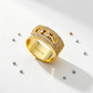 MEM22 New Classic Ring Brand Designer Titanium Steel Ring Gold Ring Women Mens Ring Love Promise Jewelry #6 #7 #8 #9
