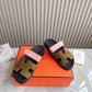 HEM101 Designer women Slippers sandals shoes for women mix color shoes high quality size 35 to 42