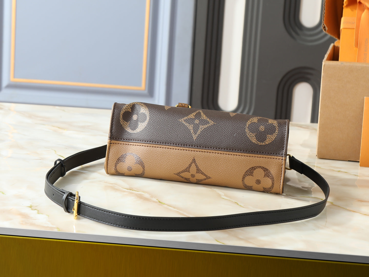 LEM433 New arrive fashion black brown bag for woman hands bag beautiful gift to choose gift 25.0 x 13.0 x 10.0 cm